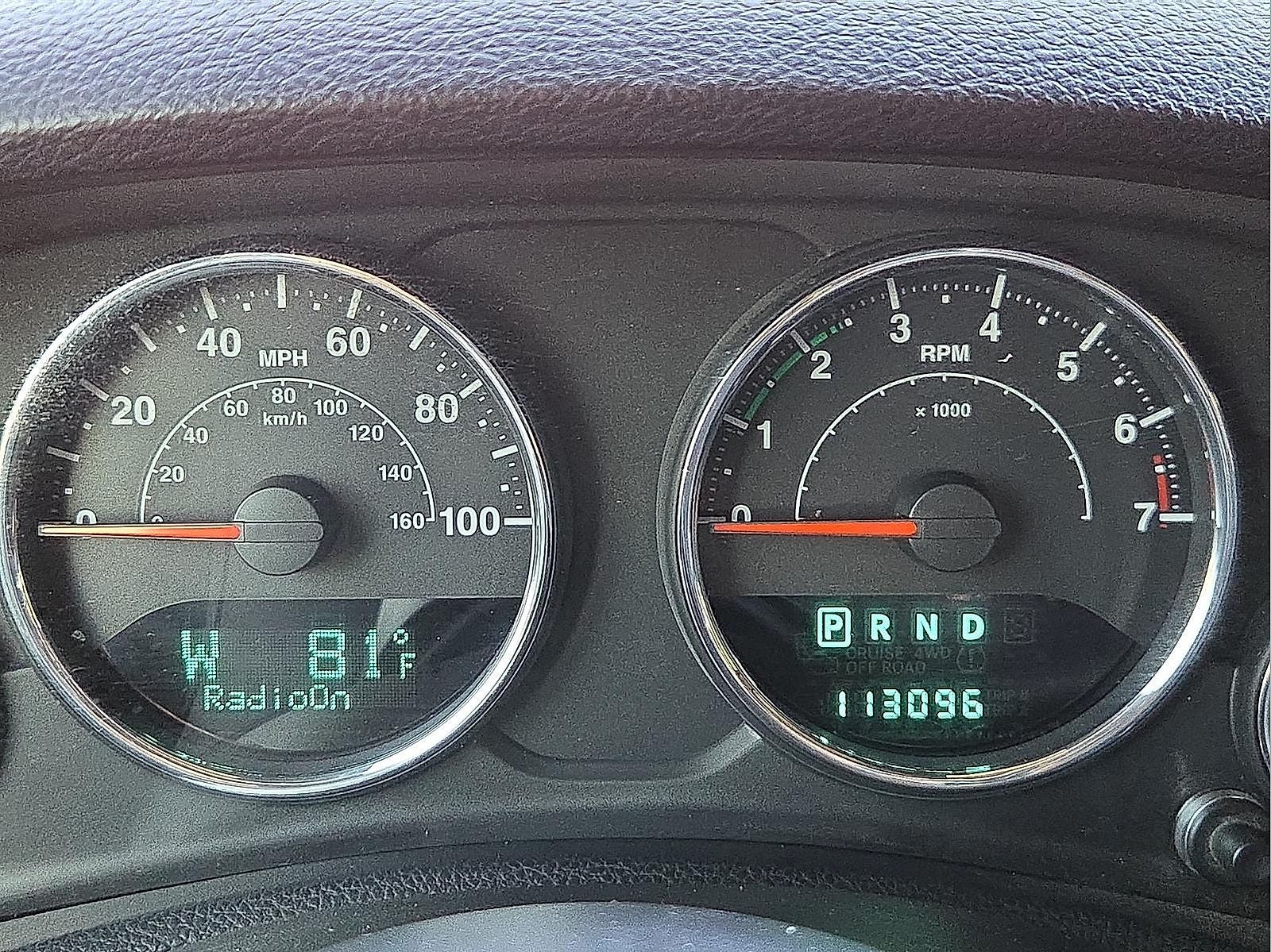 2012 Jeep Wrangler Unlimited Sahara Altitude