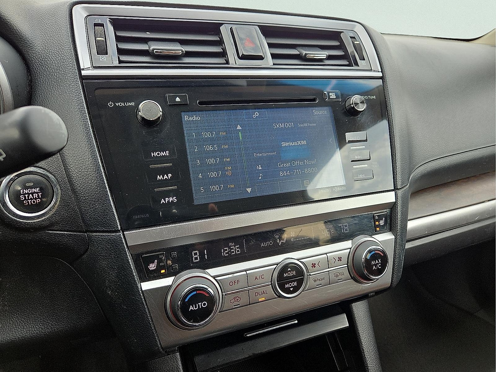 2017 Subaru Outback 3.6R Touring