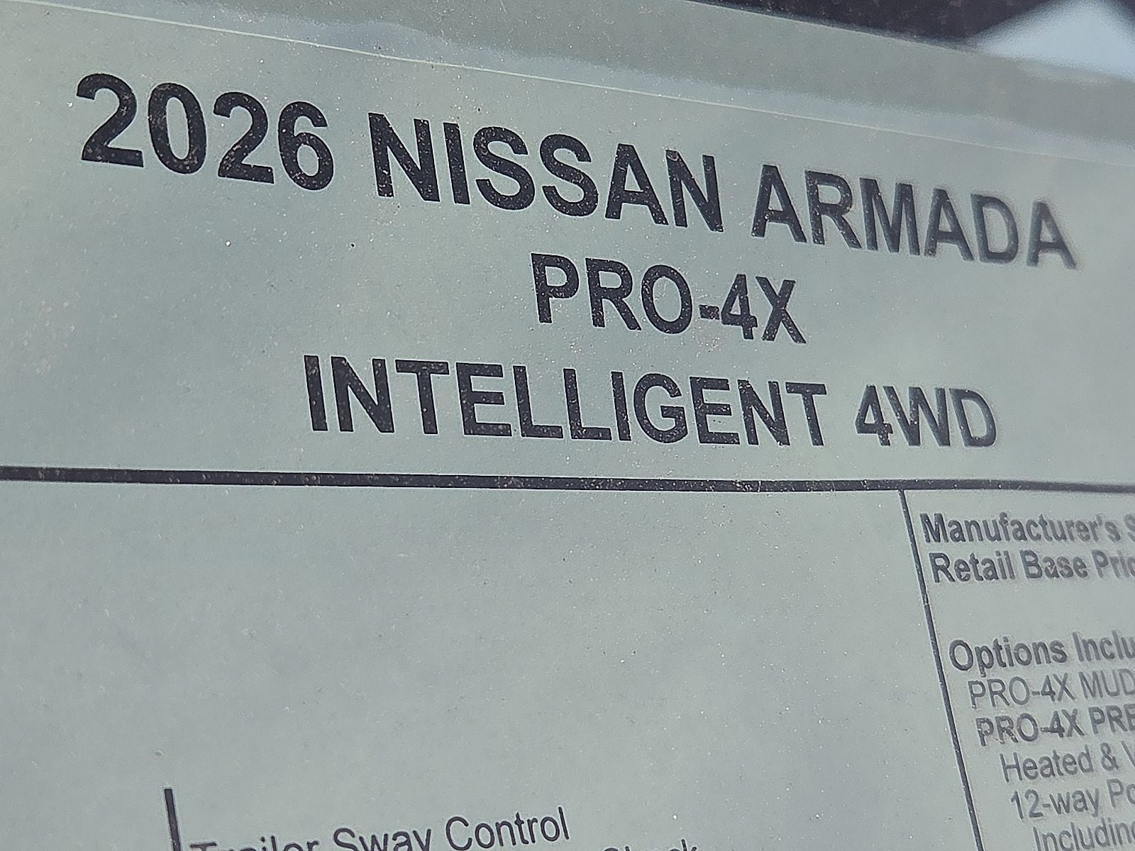 2026 Nissan Armada PRO-4X