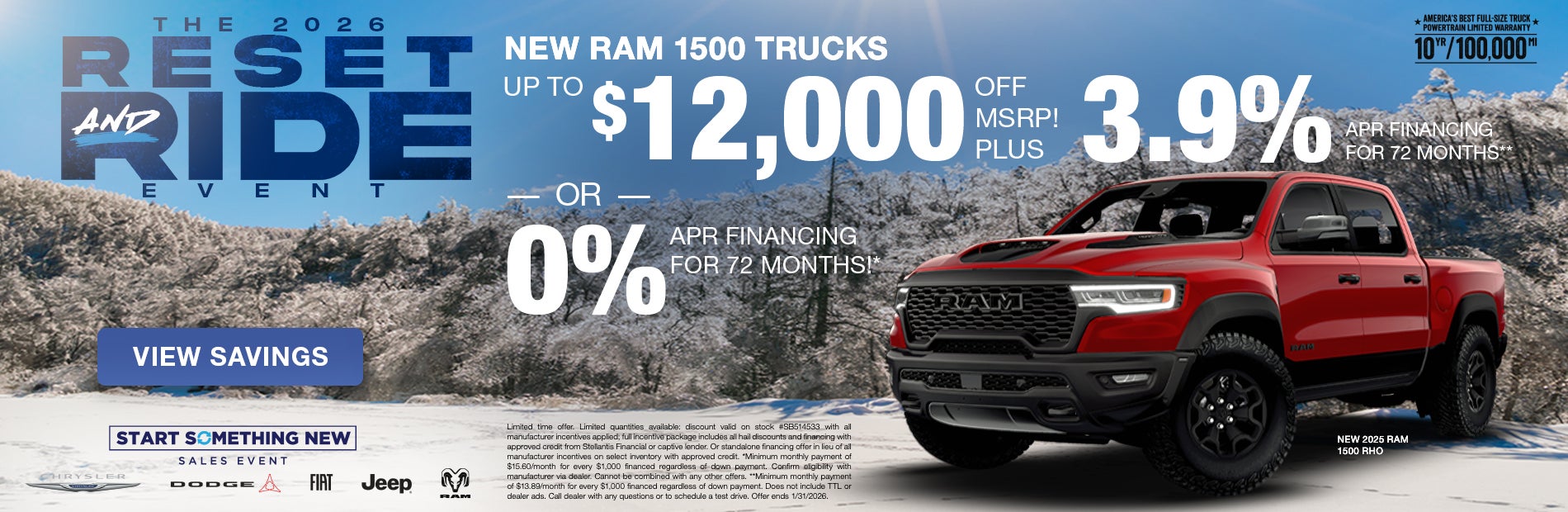 New Ram 1500 Trucks