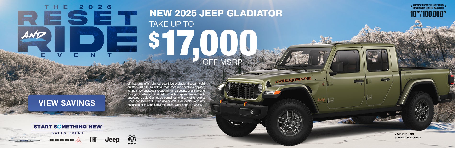 New 2025 Jeep Gladiator