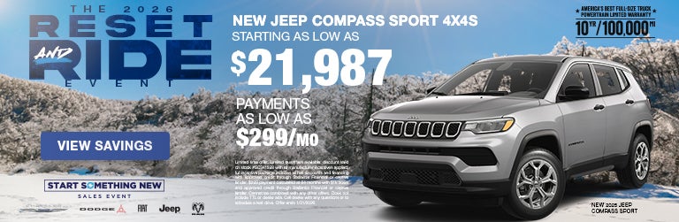 New Jeep Compass Sport 4X4S