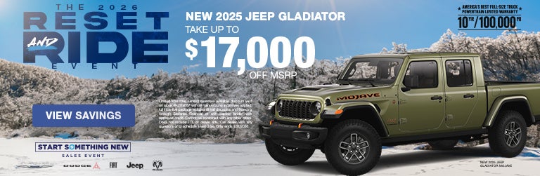 New 2025 Jeep Gladiator