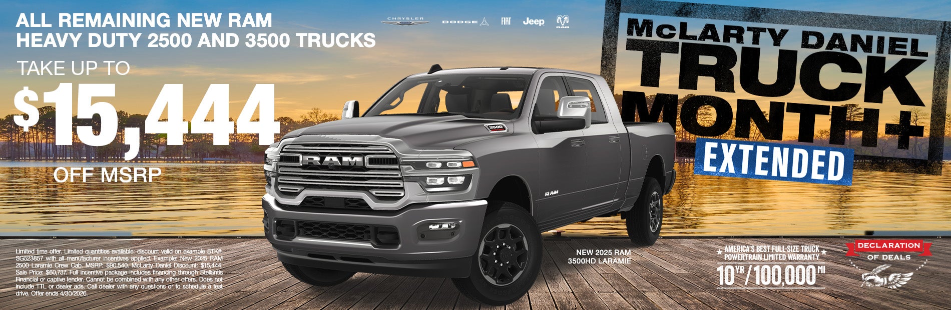 NEW RAM HEAVY DUTY 2500 and 3500 TRUCKS