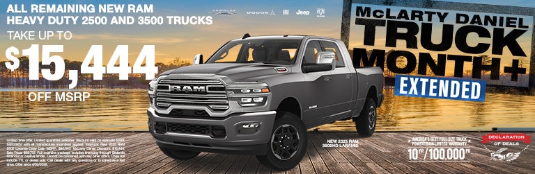 NEW RAM HEAVY DUTY 2500 and 3500 TRUCKS