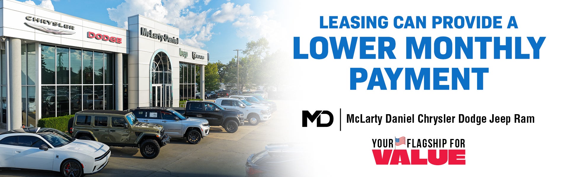 Leasing can Provide a Lower Monthly payment