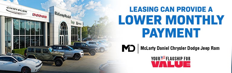 Leasing can Provide a Lower Monthly payment