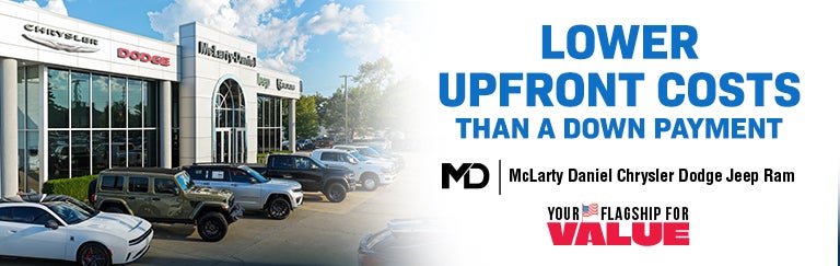 Lower Upfront Costs than a down Payment