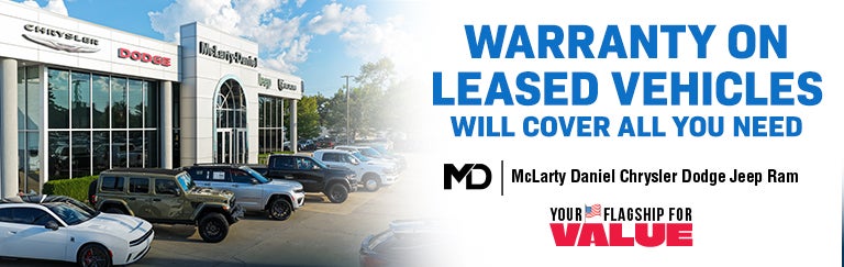 Warranty On leased vehicles will cover all you need