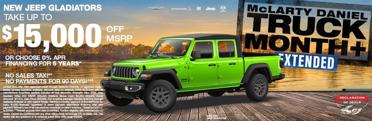 New Jeep Gladiator