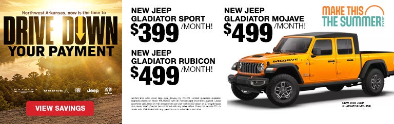 New 2026 Jeep Gladiators