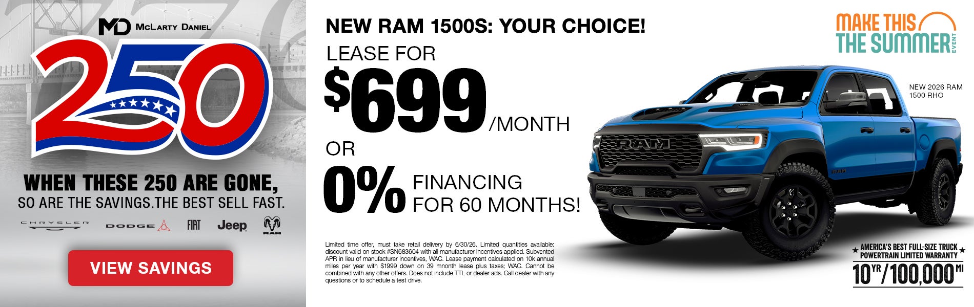 New Ram 1500s