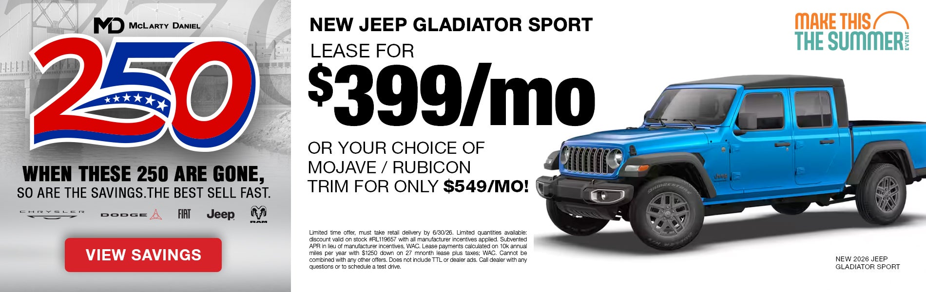 New Jeep Gladiator Sport