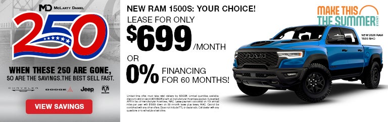 New Ram 1500s