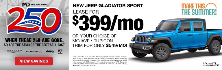 New Jeep Gladiator Sport