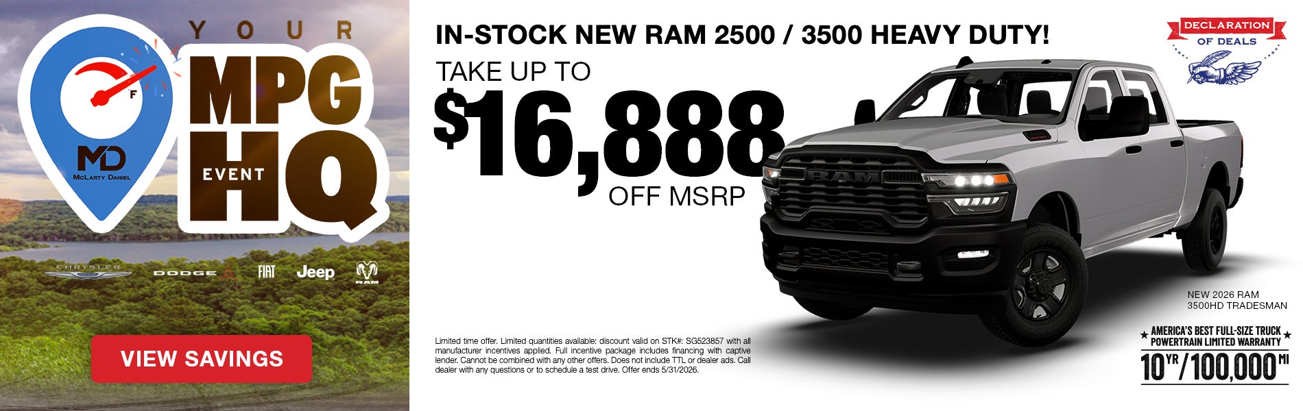 New Ram 2500/3500 HD Trucks