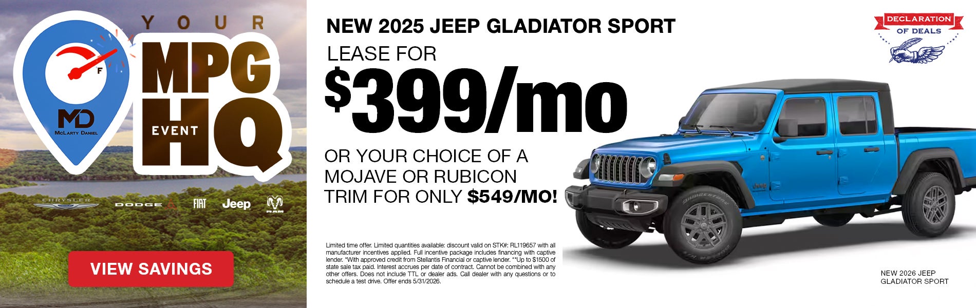 New 2025 Jeep Gladiator Sport