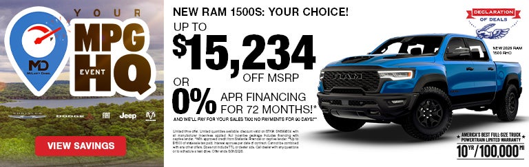 New RAM 1500 Trucks