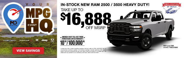 New Ram 2500/3500 HD Trucks