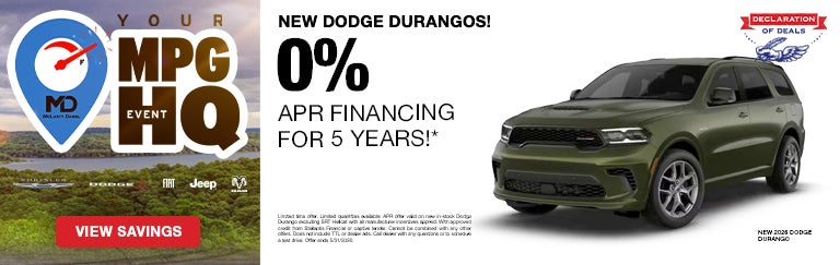 New Dodge Durango models