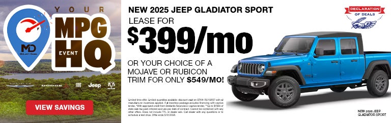 New 2025 Jeep Gladiator Sport