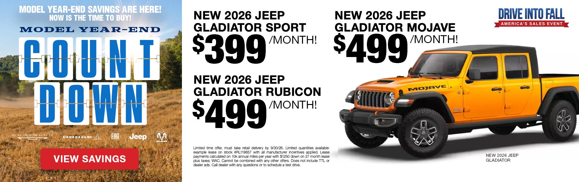 New Jeep Gladiator models