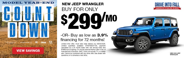 New Jeep Wrangler