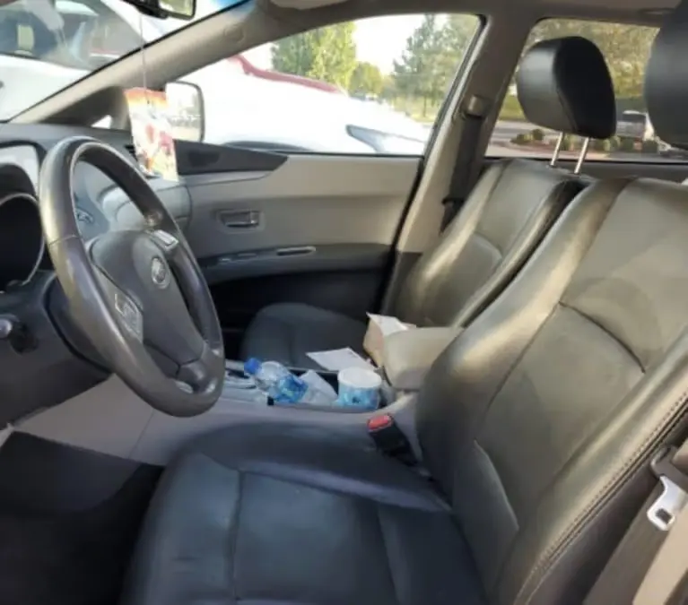 Interior of an Old Subaru